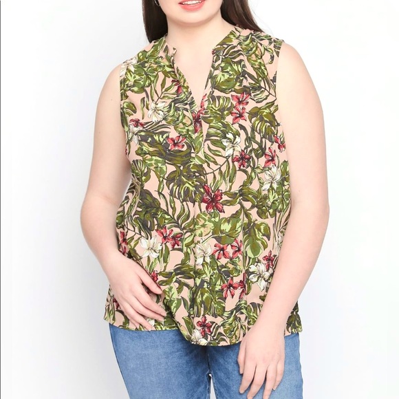 Junarose Tropical Lightweight Tank - Picture 3 of 14